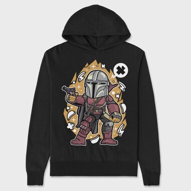 Mandalorian Blast, Hanorac Oversize Barbati (Unisex)