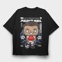 Mesut Ozil Comic, Tricou Oversize Barbati (Unisex)