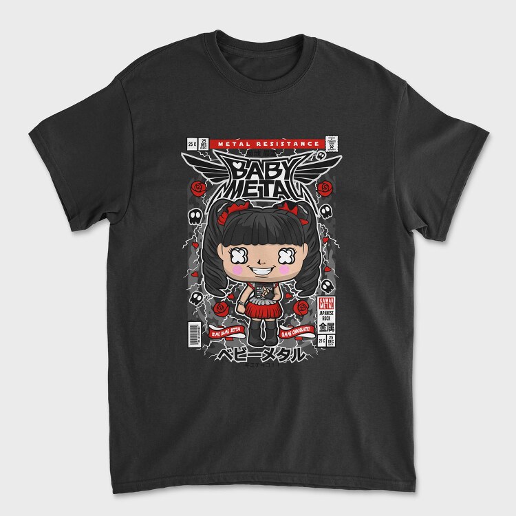 Metal Baby Kawaii, Tricou Barbati (Unisex)
