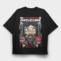 Motley Crue Pop Art, Tricou Oversize Barbati (Unisex)