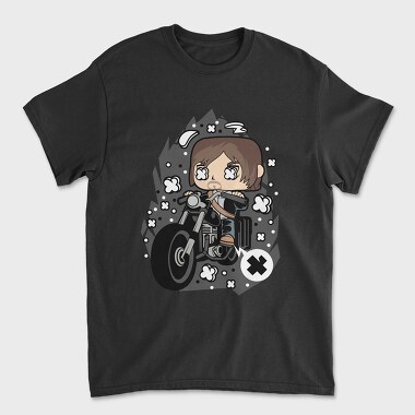 Motorcycle Chibi Rebellion, Tricou Barbati (Unisex)