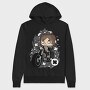 Motorcycle Chibi Rebellion, Hanorac Oversize Barbati (Unisex)