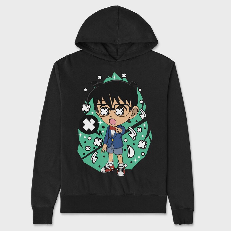 Nerd Chic Pop, Hanorac Oversize Barbati (Unisex)