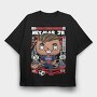 Neymar Jr Comic Style, Tricou Oversize Barbati (Unisex)
