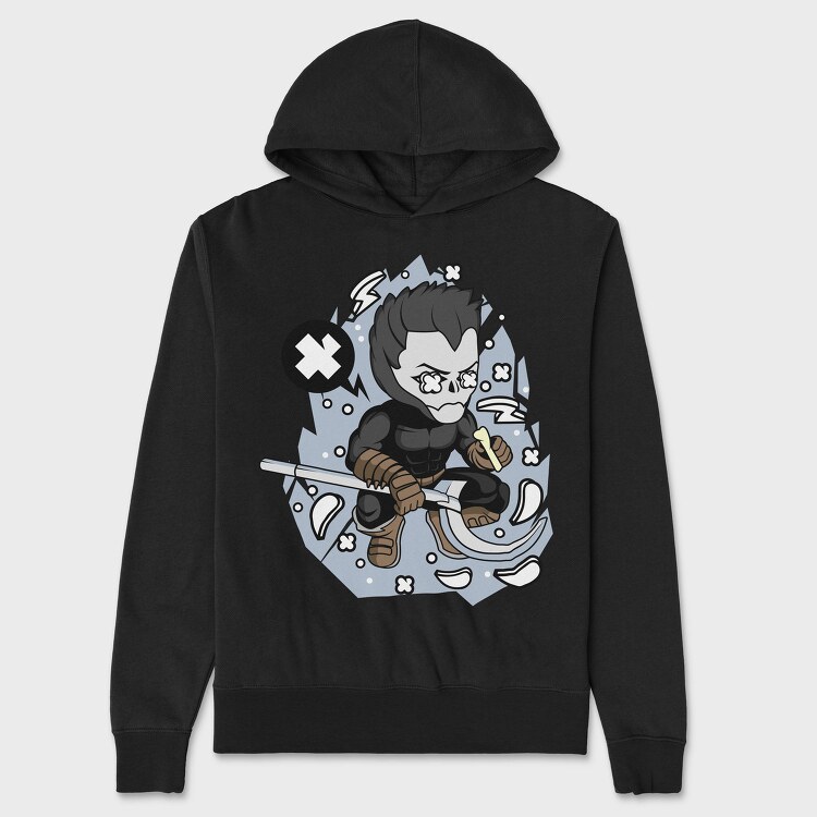 Ninja Warrior Strike, Hanorac Oversize Barbati (Unisex)