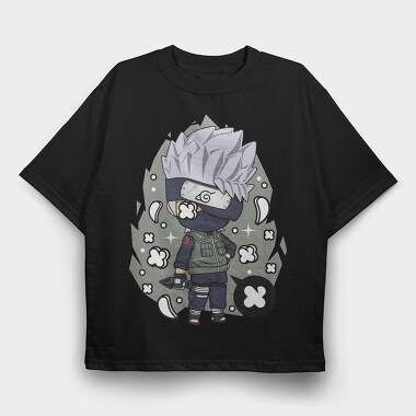 Ninjastyle Chibi Storm, Tricou Oversize Barbati (Unisex)