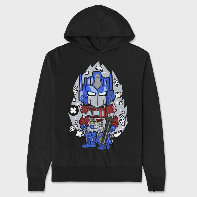 Optimus Prime Burst, Hanorac Oversize Barbati (Unisex)