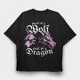 Wolf and Dragon, Tricou Oversize Barbati (Unisex)