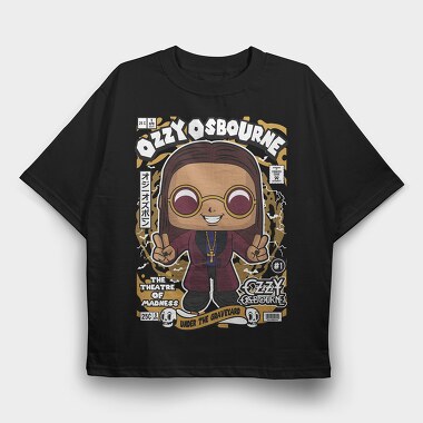 Ozzy Pop Culture, Tricou Oversize Barbati (Unisex)