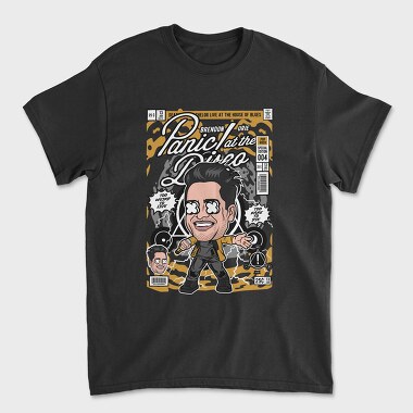 Panic At The Disco Comic, Tricou Barbati (Unisex)