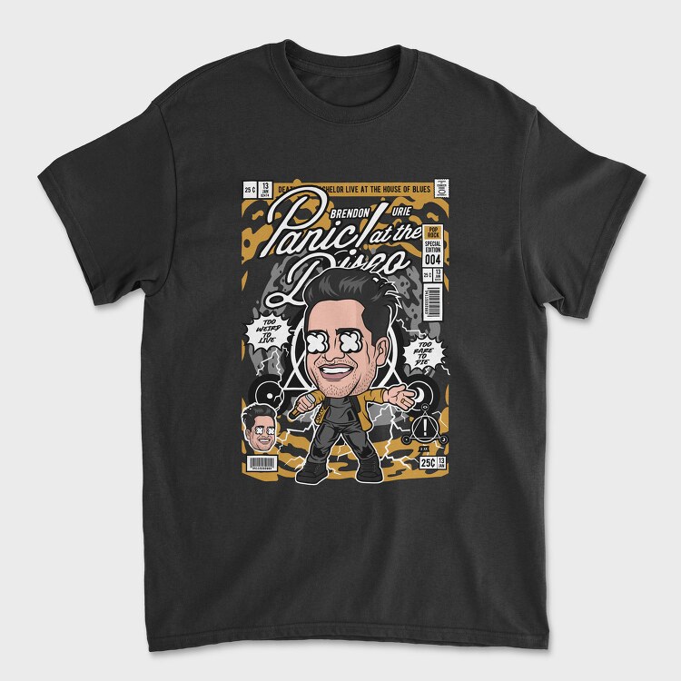 Panic At The Disco Comic, Tricou Barbati (Unisex)