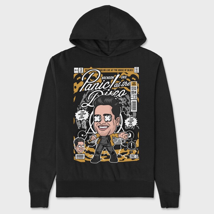 Panic At The Disco Comic, Hanorac Oversize Barbati (Unisex)