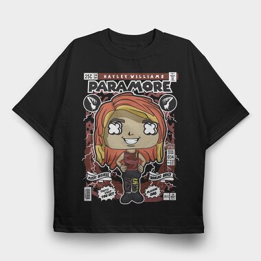 Paramore Punk Pop, Tricou Oversize Barbati (Unisex)