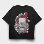 Pennywise Clown Balloon, Tricou Oversize Barbati (Unisex)
