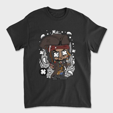 Pirate Captain Chic, Tricou Barbati (Unisex)