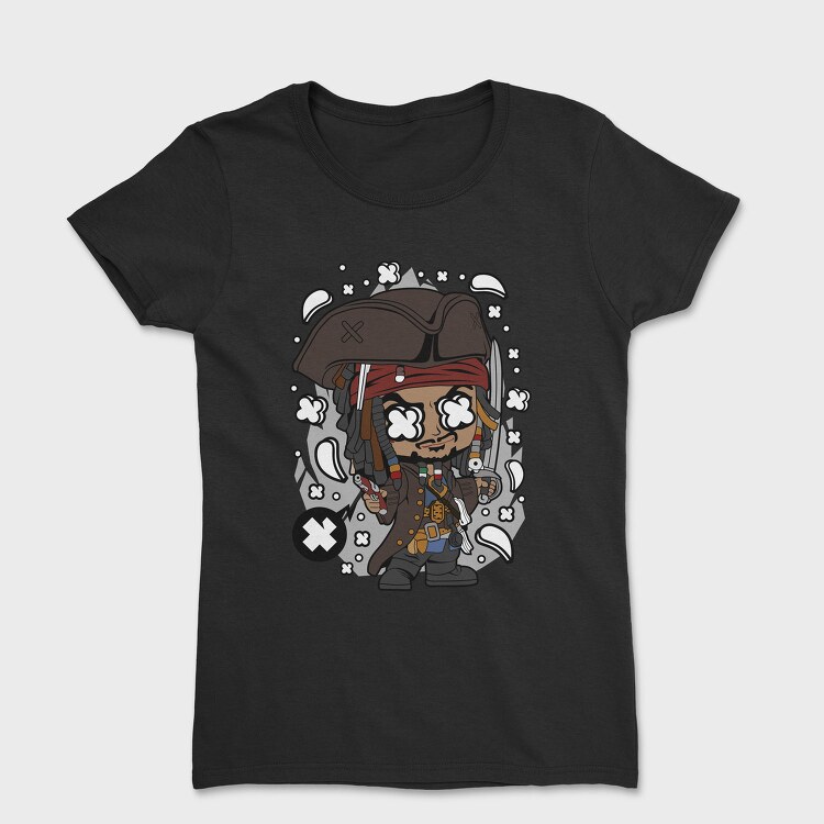 Pirate Captain Chic, Tricou Femei