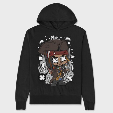 Pirate Captain Chic, Hanorac Oversize Barbati (Unisex)