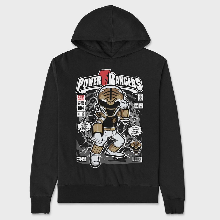 Power Rangers Comic, Hanorac Oversize Barbati (Unisex)