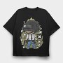 Pumpkin Battle Knight, Tricou Oversize Barbati (Unisex)