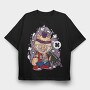 Punk Rock Warrior, Tricou Oversize Barbati (Unisex)