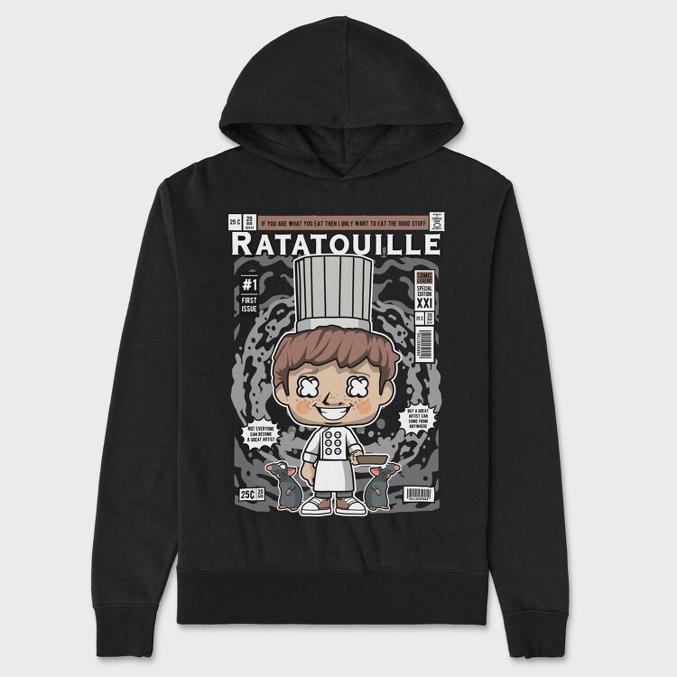 Ratatouille Chef, Hanorac Oversize Barbati (Unisex)