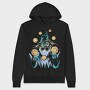 Wizard Juggling Planets, Hanorac Oversize Barbati (Unisex)
