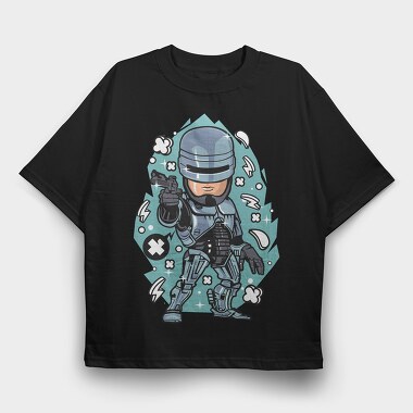 Robocop Revolution, Tricou Oversize Barbati (Unisex)