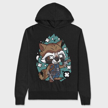 Rocket Raccoon Revolution, Hanorac Oversize Barbati (Unisex)
