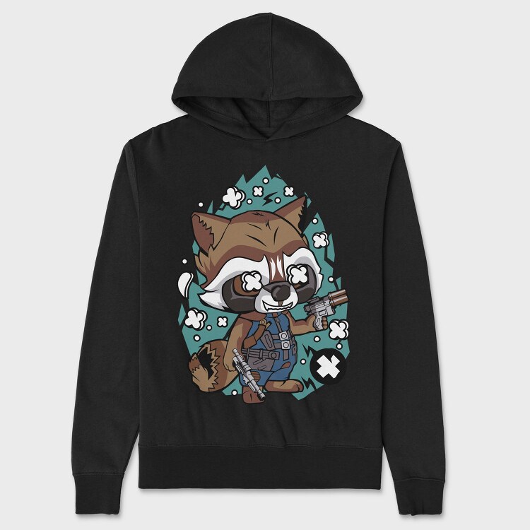 Rocket Raccoon Revolution, Hanorac Oversize Barbati (Unisex)