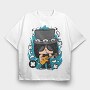 Rockstar Guitar Hero 1, Tricou Oversize Barbati (Unisex)