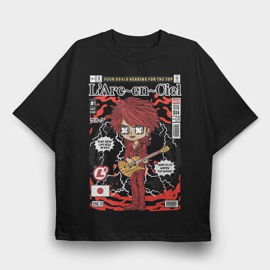 Rockstar Revolution, Tricou Oversize Barbati (Unisex)