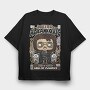 Rockstar Skull Vibes, Tricou Oversize Barbati (Unisex)