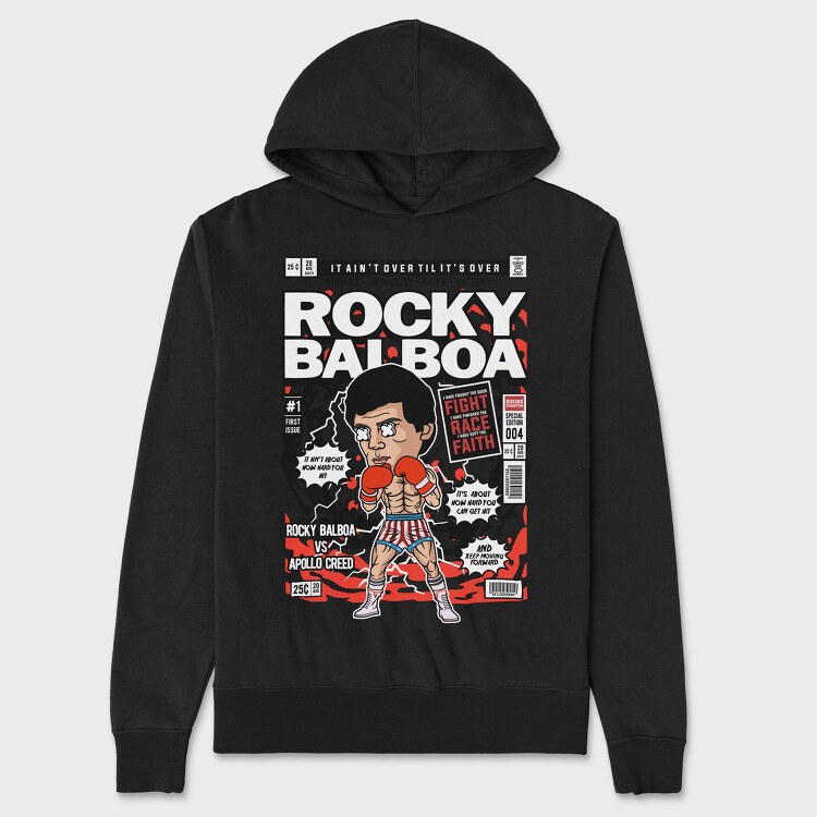 Rocky Boxing Legend, Hanorac Oversize Barbati (Unisex)