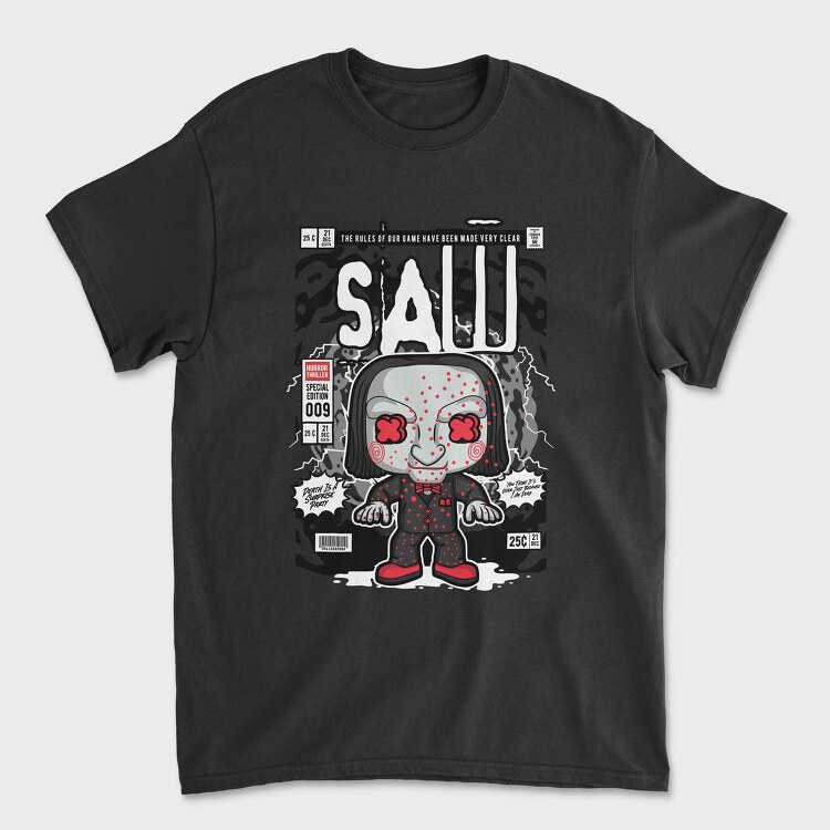 Saw Horror Icon, Tricou Barbati (Unisex)