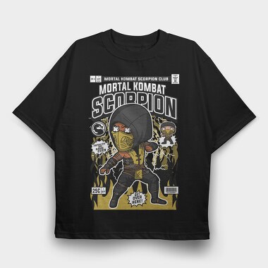 Scorpion Strike, Tricou Oversize Barbati (Unisex)
