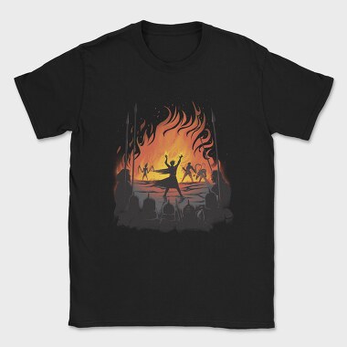 Wizard Fire Wall, Tricou Barbati (Unisex)