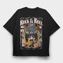 Slash Rock Roll, Tricou Oversize Barbati (Unisex)