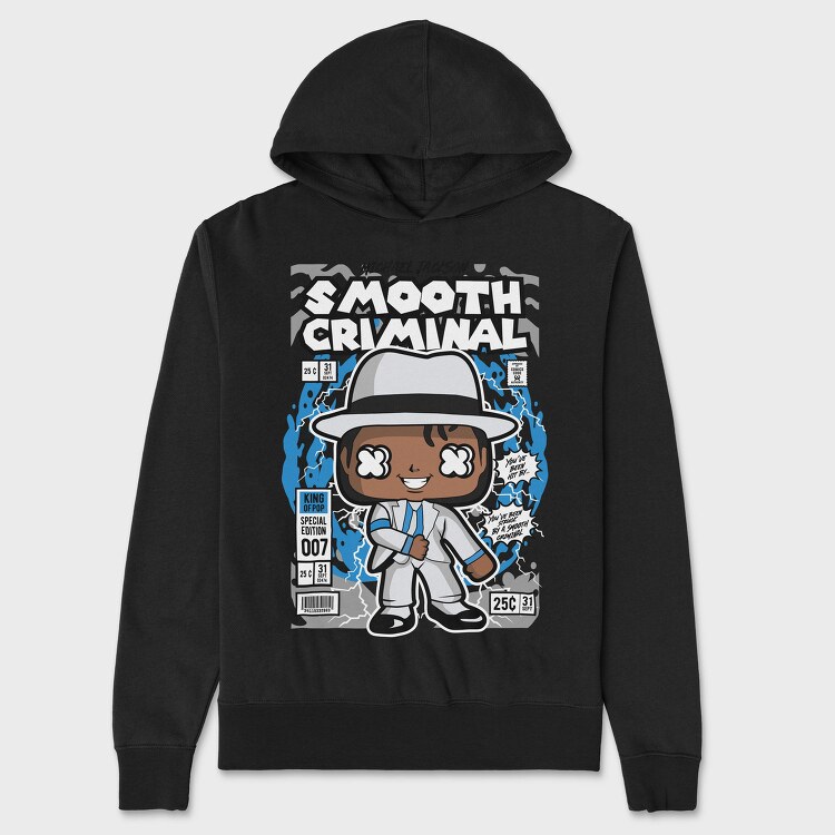 Smooth Criminal Pop, Hanorac Oversize Barbati (Unisex)
