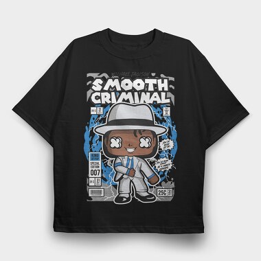 Smooth Criminal Pop, Tricou Oversize Barbati (Unisex)