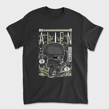 Space Alien Scream, Tricou Barbati (Unisex)
