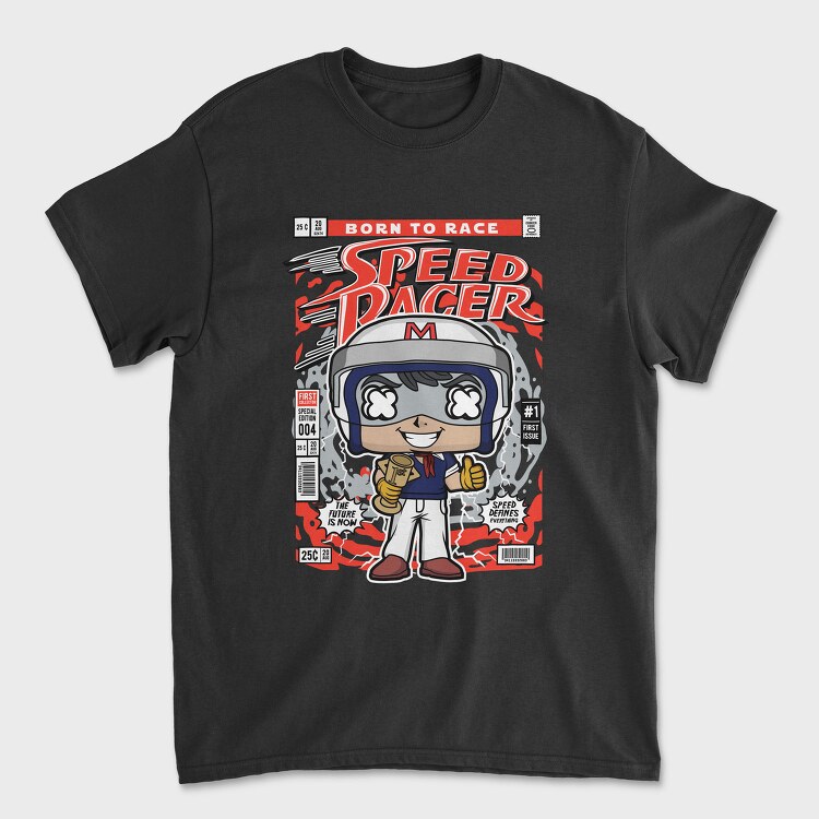 Speed Racer Comic, Tricou Barbati (Unisex)