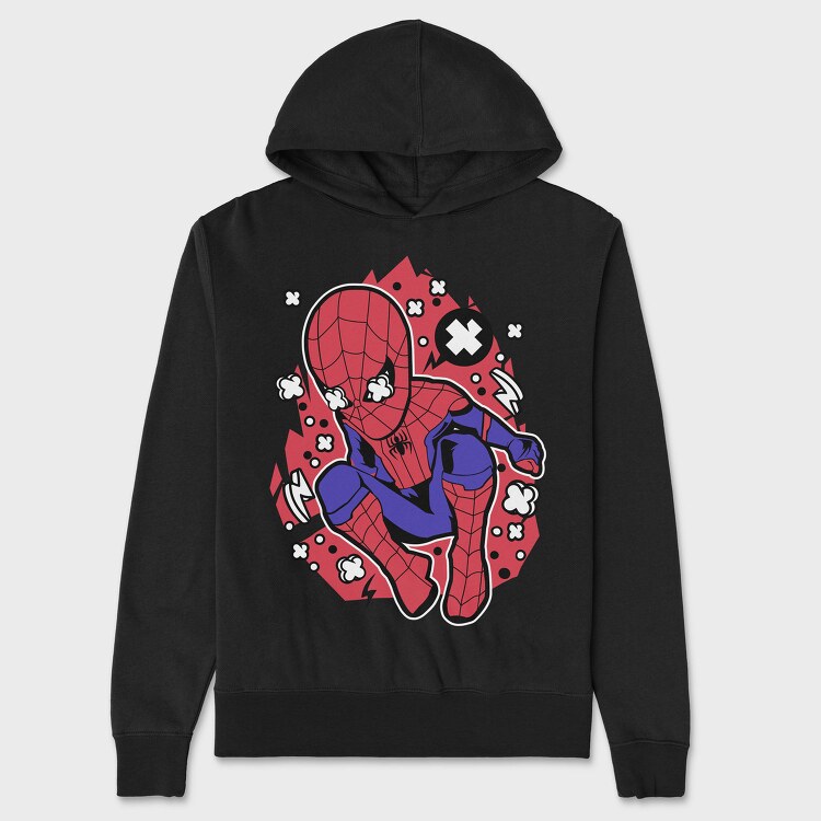 Spiderman Comic Burst 1, Hanorac Oversize Barbati (Unisex)