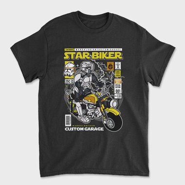 Star Trooper Biker, Tricou Barbati (Unisex)