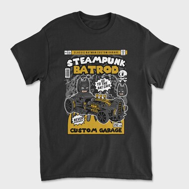 Steampunk Batmobile, Tricou Barbati (Unisex)