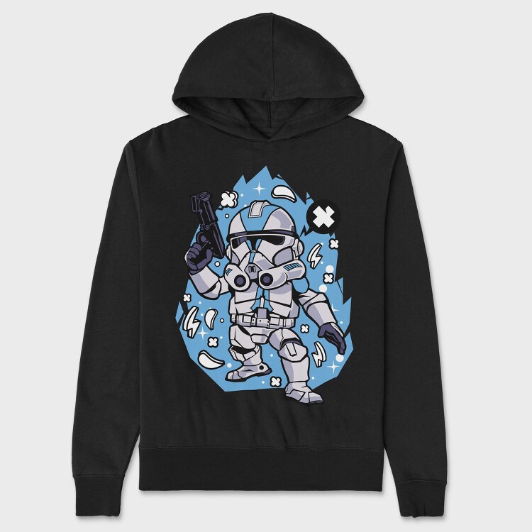 Stormtrooper Blast, Hanorac Oversize Barbati (Unisex)