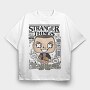 Stranger Things Pop Art, Tricou Oversize Barbati (Unisex)