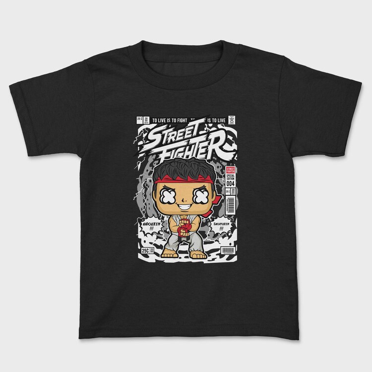 Street Fighter Pop Art, Tricou Copii