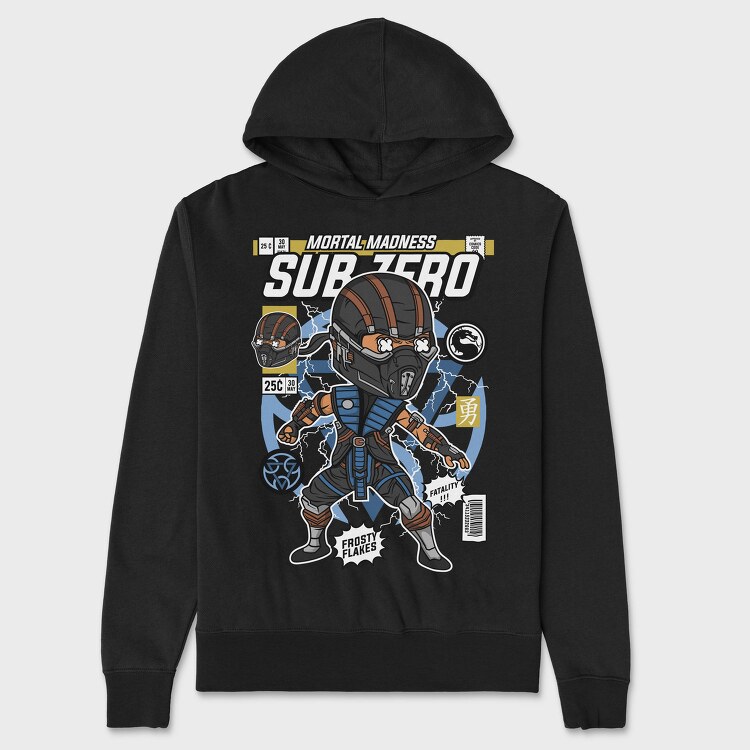 Subzero Frosty Flakes, Hanorac Oversize Barbati (Unisex)