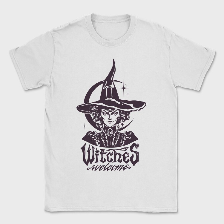 Witches Welcome, Tricou Barbati (Unisex)
