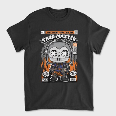 Taskmaster Skull Fire, Tricou Barbati (Unisex)